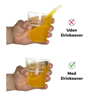 Drinksaver, glas i løsvægt