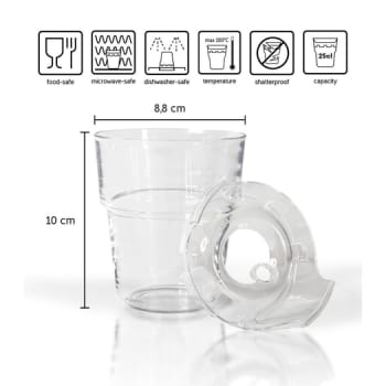 Drinksaver, glas i løsvægt