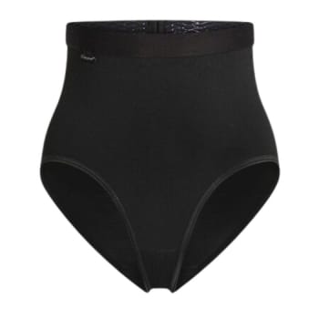 Corsinel, kompressionstrusse, dame, lav, sort, 110-130 cm, large