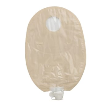 NovaLife TRE 2, 2-dels urostomipose, mini, vindue, beige, 43 mm ring