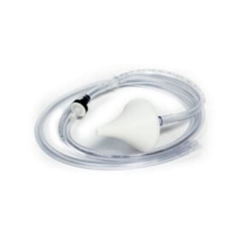 Irrimed, konus til irrigation, hvid, med transparent slange, 1,3 m