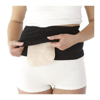 Nordicare StomiFix, fikseringsbælte, sort, højde: 20 cm, 105-125 cm, medium/large