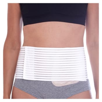 Nordicare Mika, fikseringsbånd, velcro, hvid, H: 15 cm, 65-115 cm, small/medium