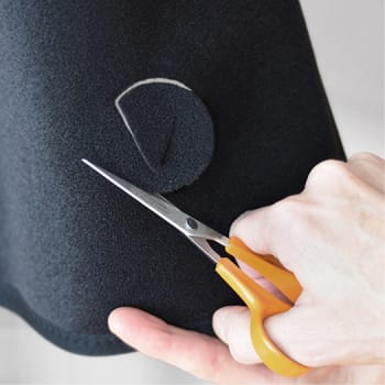 Nordicare Stomi BAS bælte, velcro, klipbar, sort, L: 110-125 cm, H: 25 cm, X-large