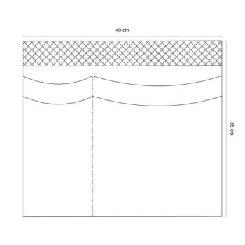 365, sug og diatermipose, 2 rum, transparent, steril, 40 x 35 cm