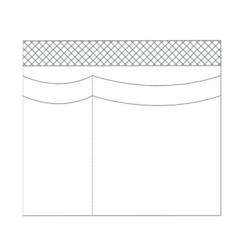 365, sug og diatermipose, 2 rum, transparent, steril, 40 x 35 cm