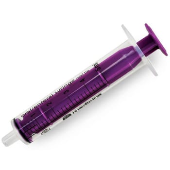 Medicina, sprøjte, oral tip, engangs, steril, 5 ml