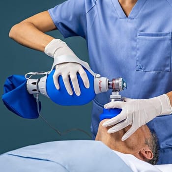 Ambu resuscitator, Mark IV m. reservoir og maske str.5, flergangs, voksen