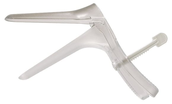 Easyspec vaginalspekulum, engangs, selvholdende, x-large, usteril, rød