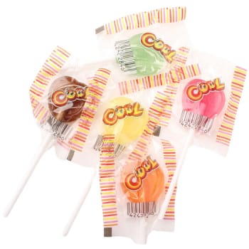 Slik Hans, Slikkepinde - 6 smagsvarianter, enkeltindpakkede, 5 gram