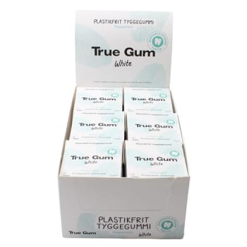 Tyggegummi, True Gum Mint, 21 gram