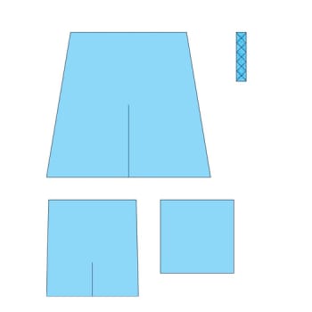 365, hovedafdækningssæt, steril, 150 cm x 175 cm