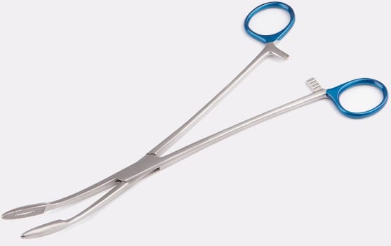 ClinaStar, tang, tampon, buet, metal, engangs, steril, 26,5 cm