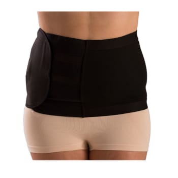 Corsinel, brokbælte, sort, højde: 26 cm, omkr: 102-116 cm, X-large