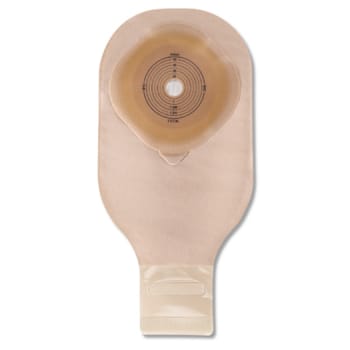Moderma Flex CeraPlus, 1-dels ileostomipose, Midi, vindue, beige, Ø 15-64 mm