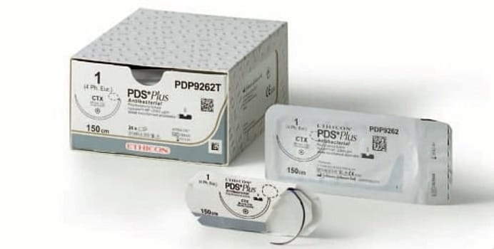 Ethicon Stratafix PDS Plus, sutur, violet, 70 cm, PS-1 nål, steril, 3-0