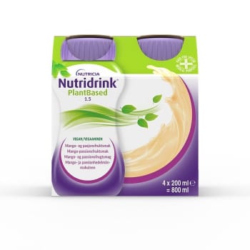 Nutridrink PlantBased, mango/passionsfrugt, 200 ml