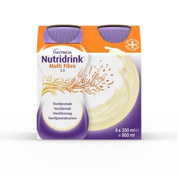 Nutridrink Multi Fibre, vanilje, 200 ml