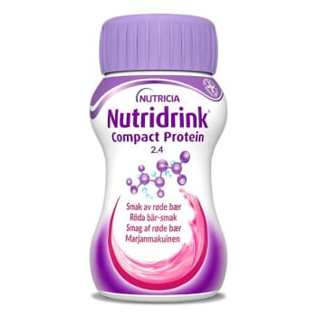Nutridrink Compact Protein, røde bær, 125 ml