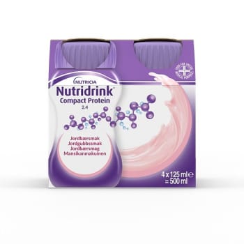 Nutridrink Compact Protein, jordbær, 125 ml