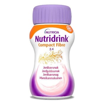 Nutridrink Compact Fibre, jordbær, 125 ml