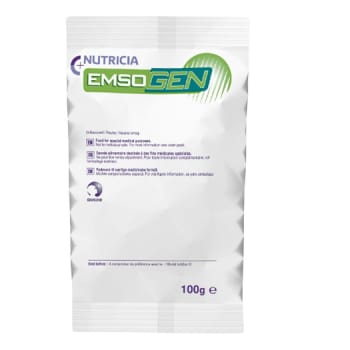 Emsogen, aminosyre, MCT og kulhydrater, brv. a 100 g, 1000 g