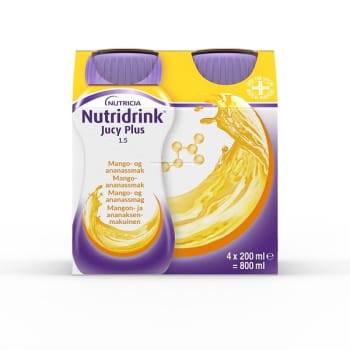 Nutridrink Jucy Plus, mango/ananas, 200 ml