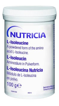 L-Isoleucin, Frie aminosyre, pulver, 100 g