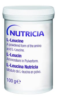 L-Leucin, Frie aminosyre, pulver, 100 g