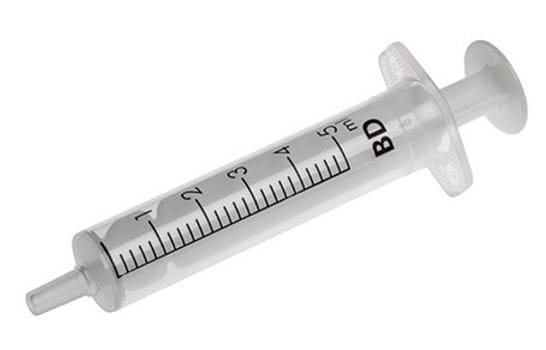 BD Discardit injektioruisku 2-os LUER 5 ml