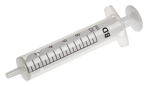 BD Discardit injektioruisku 2-os LUER 10 ml
