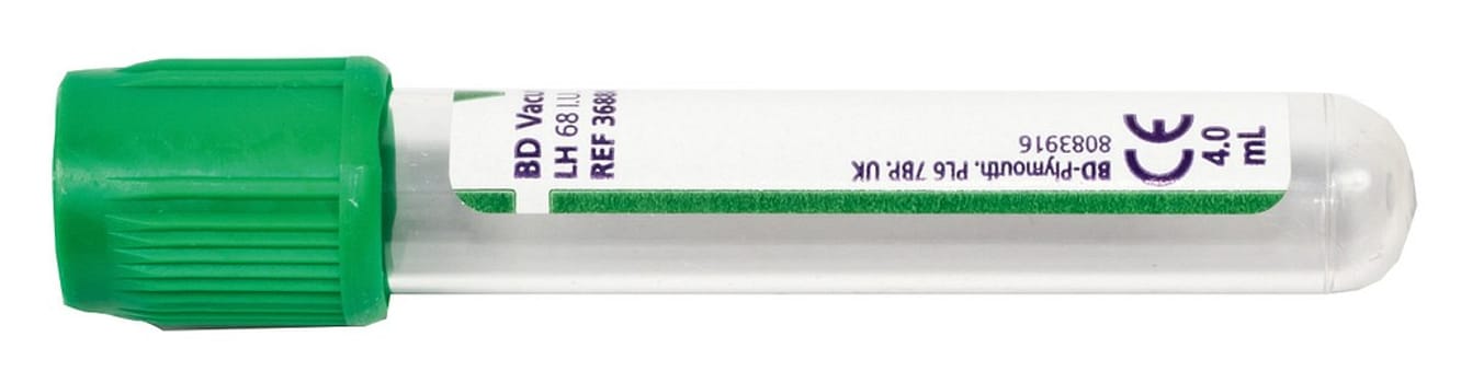 BD Vacutainer plasmaputki 5/4 ml Li-Hepariini