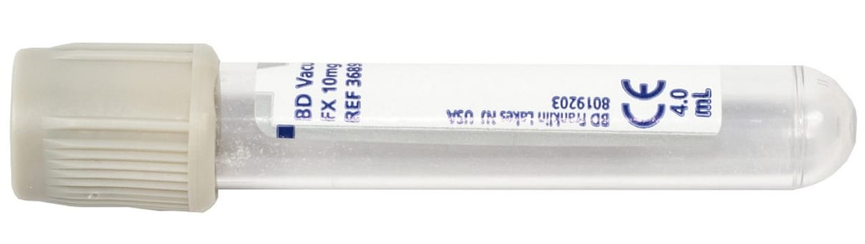 Vacutainer 5/4ml Na-fluor + K-oksal