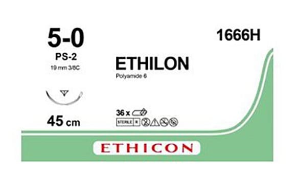 Ethilon 5-0 PS-2 Prime MP 45 cm musta 1666H