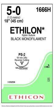 Ethilon 5-0 PS-2 Prime MP 45 cm musta 1666H
