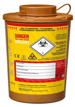 WoodSafe biokomposiitti riskijäteastia 3,0 l