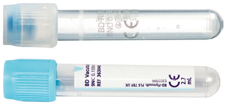 BD Vacutainer hyytymistutkimusputki 5/2,7 ml