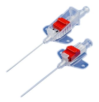 FloSwitch valtimokanyyli 20 G, 1,0 x 45 mm