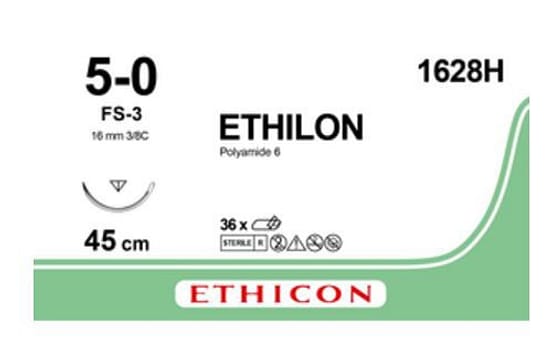 Ethilon 5-0 FS-3 45 cm musta 1628H