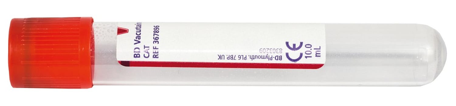 BD Vacutainer -seerumiputki 10/10 ml