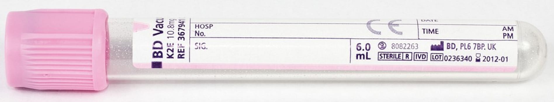 BD Vacutainer K2EDTA putki 7/6 ml 10.8 mg