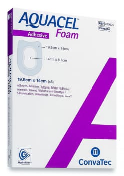 Aquacel Foam kiinnittyvä kantapääsidos
