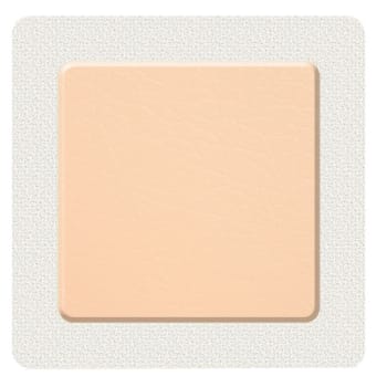 Kliniderm Foam Silicone Thin Border kiinnittyvä sidos 15 x 15 cm