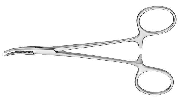 Medicon Moskito-pihti käyrä 12,5 cm