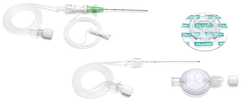 E-Cath-puudutussetti 21 G (18 G x 75 mm)