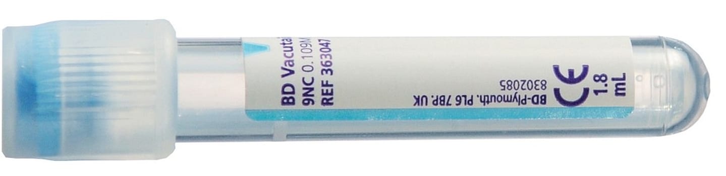 BD Vacutainer hyytymistutkimusputki 5/1,8 ml