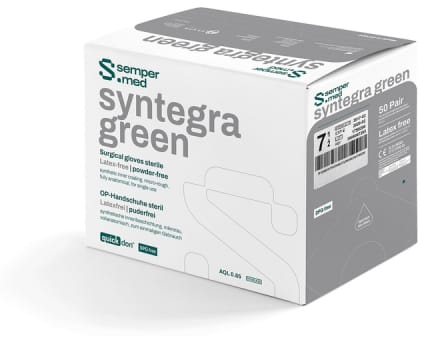 Sempermed Syntegra Green toimenpide- ja leikkauskäsine 5,5