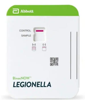 BinaxNOW Legionella virtsan antigeenikortti 22