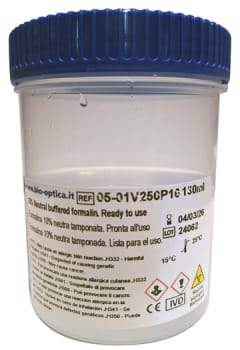 Formaliini 10 % pH 7,2 16 kpl x 130 ml, näytepurkki 280 ml