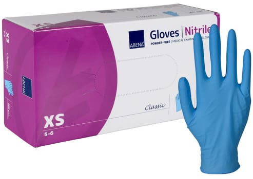 ABENA Classic nitriilikäsine XS sininen